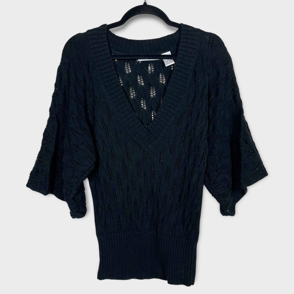 Envision Studio Oversized Short Sleeve Sweater Medium‎ Goth Grunge Whimsigoth